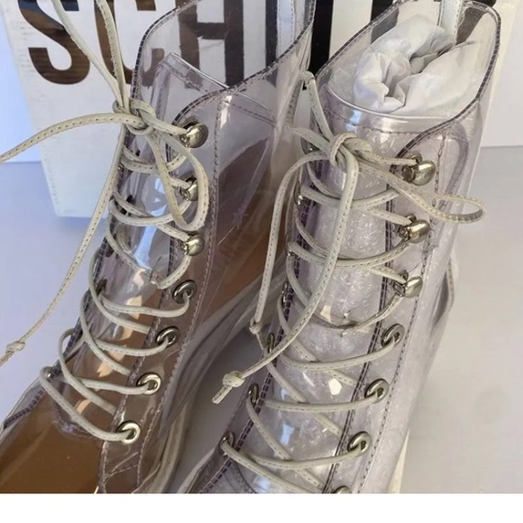 Schutz Clear Boots - Picture 7 of 8